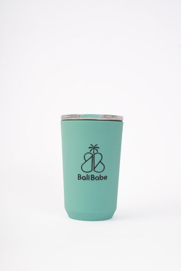 Mint Glitter Coffee Tumbler