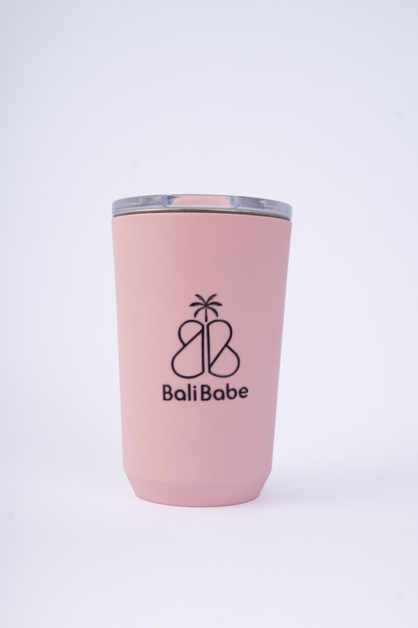 Medium Pink Coffee Tumbler