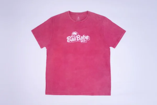 Oversize BB Barbie Stonewashed Pink Tshirt